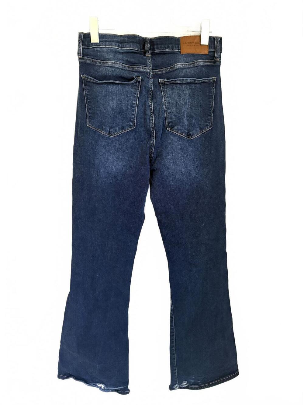 Lucky Brand | Women’s Stevie High Rise Flare Dark Wash Denim Jeans Size 10/30 - Picture 3 of 8
